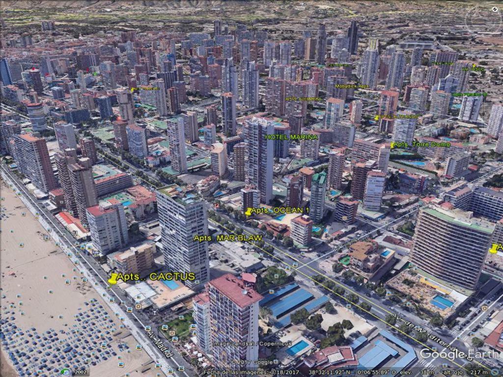 Disponible En Abril-Wifi-3Hab, 6 Pers, -Piscina, Aire Acondi-Parking Opcionable Extra Apartment Benidorm Luaran gambar